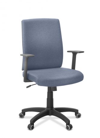 Кресло Alfa A/MK/T23 экокожа премиум / синяя CN1128