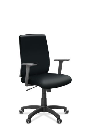 Кресло Alfa A/MK/T23 экокожа премиум / черная CN1114
