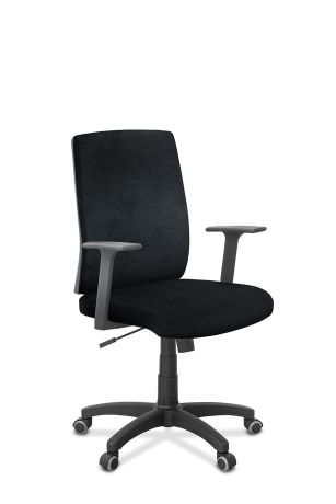 Кресло Alfa A/MK/T23 ткань Сахара / черная С49